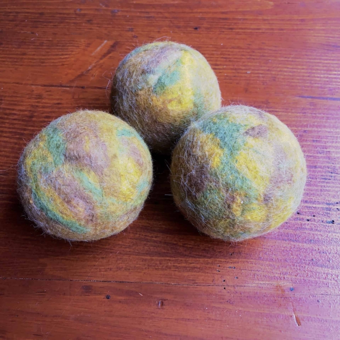 Tumble dryer balls Colourful